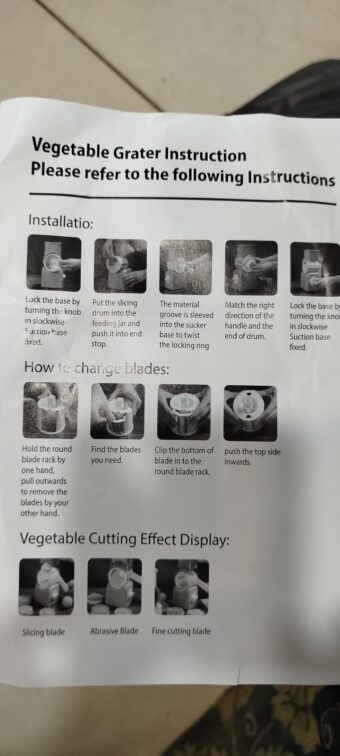 Vegetable Cutter Stainless Steel | Manual Vegetable Cutter Slicer & Grater | Multi-Functional Kitchen Gadget ( Random Color ) - Image 9