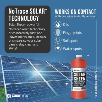 Solar Sheen – Premium 200ml Solar Panel Cleaner | High-Performance, Streak-Free Cleaning Solution for Dust, Dirt, and Residue Removal - Image 4