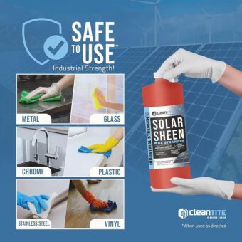Solar Sheen – Premium 200ml Solar Panel Cleaner | High-Performance, Streak-Free Cleaning Solution for Dust, Dirt, and Residue Removal - Image 5