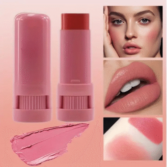 High-Pigment Matte Blush Stick – Long-Lasting, Water-Resistant & Blendable Contour Balm - Random Shades - Image 4