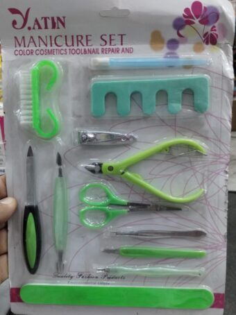Yatin Professional Manicure Set with Color Cosmetics Tools and Nail Repair Essentials – All-in-One Grooming Kit for Nail Care, Makeup Application, and Nail Treatment – Portable and Durable for Home or Travel Use - Image 8