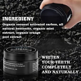 Teeth Whitening Charcoal Powder (Organic) Charcoal (30G) - Image 5