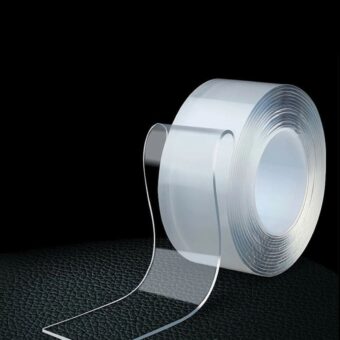 Nano Double-Sided Tape (1 Meters) – Washable, Reusable, and Strong Adhesive for Multi-Purpose Use – Versatile Tape for Home, Office, and DIY Projects