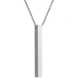 vertical bar Necklace Locket Chain for boys girls neck chain for men with locket Men`s Jeweler Pendant for men Stylish design - Image 6