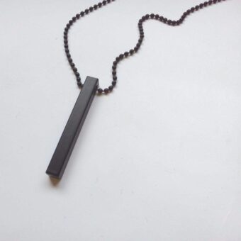 vertical bar Necklace Locket Chain for boys girls neck chain for men with locket Men`s Jeweler Pendant for men Stylish design - Image 3