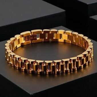 Stainless Steel Charming Hand Chain Bracelet | Beautiful Charming Hand Chain Bracelet For Boys and Men - Image 2