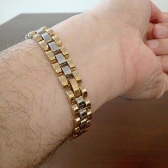 Stainless Steel Charming Hand Chain Bracelet | Beautiful Charming Hand Chain Bracelet For Boys and Men - Image 4