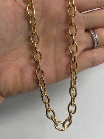 Men’s Necklace Gold Chain Urban Fashion Gold Plated Chain - Image 2
