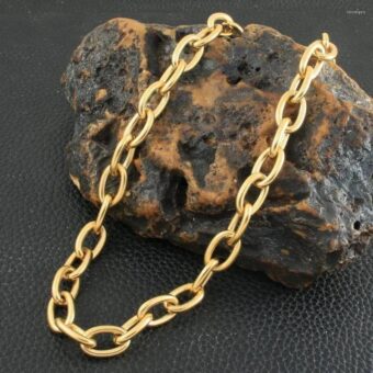 Men’s Necklace Gold Chain Urban Fashion Gold Plated Chain - Image 3