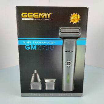 Geemy (GM7620)  3in1 Grooming Kit is rechargeable powerful trimmer for men / Sharp Trimmer Face Shaver for precise shaving - Image 5