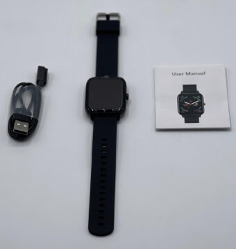 H20 Smartwatch Made in Dubai – Waterproof Fitness Tracker with Heart Rate Monitor, Blood Pressure, Sleep Tracking, Step Counter, Touchscreen Sports Watch for Men and Women - Black Color - Image 6