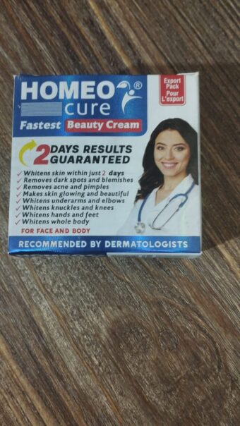 Homeo Cure Beauty Cream Highly Concentrated Fastest 2 Days Results Guaranteed - Image 2