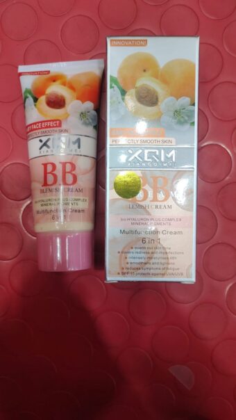 XQM BB Blemish Apricot Base Cream – 6-in-1 Multifunction Cream, 65ml for Flawless, Radiant Skin - Image 2