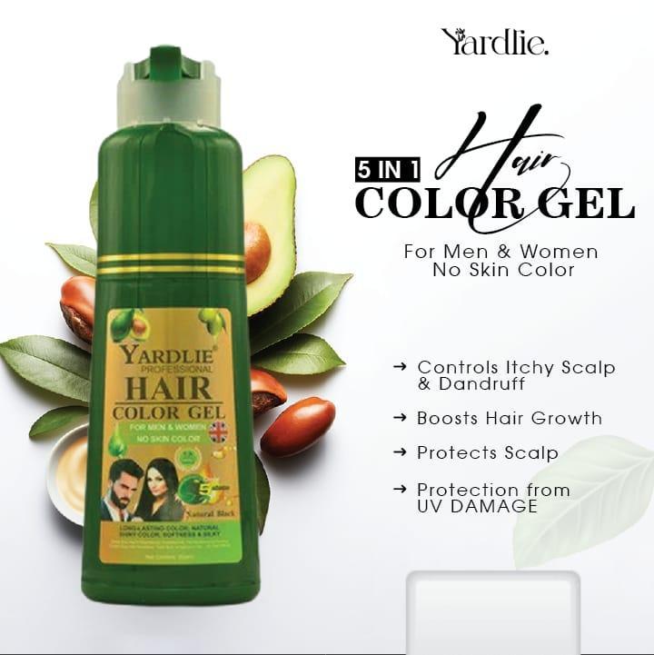 YARDLIE PROFESSIONAL HAIR COLOR GEL 200ML PUMP - Image 4