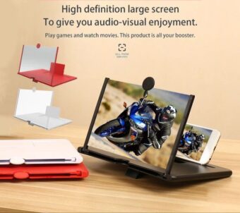 F3 Mobile Screen Magnifier | Enlarged Mobile Screen Amplifier Large Screen Eyes Protection (Random Color) - Image 4