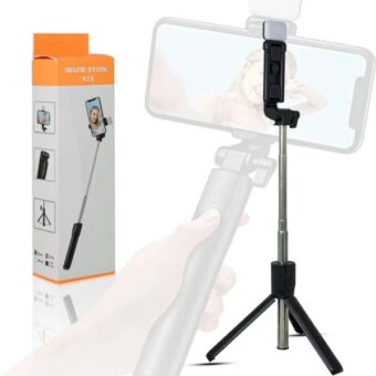 Selfie Stick Tripod R1S Bluetooth Remote Control Tripod Selfie Stick New Model with Wireless Remote Shutter Compatible with All Cell Phones - Image 4