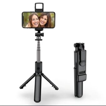 Selfie Stick Tripod R1S Bluetooth Remote Control Tripod Selfie Stick New Model with Wireless Remote Shutter Compatible with All Cell Phones - Image 5