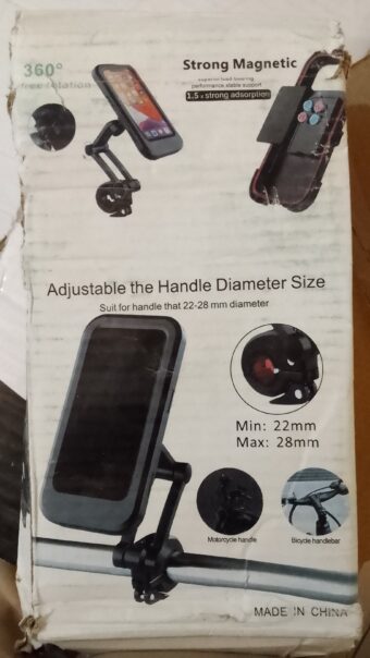 Waterproof Magnetic Bicycle Mobile Phone Holder – 360° Rotation - Image 3