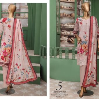 ✨ VIVARI  ✨ 3 Piece  Luxury Lawn Digital Printed Chickenkari Lawn Shirt/ Luxury Digital Printed  Pure Lawn/Unstitched Suit New Collection For Womens
