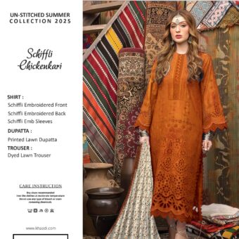 ✨ KHAADI ✨ 3 Piece Khaadi chicken Kari Unstitched Suit new Collection for womens
