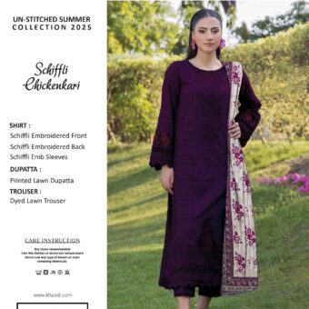 ✨ KHAADI ✨ 3 Piece Khaadi chicken Kari Unstitched Suit new Collection for womens
