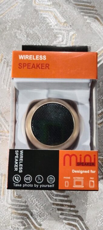 Mini Portable Wireless Bluetooth & Rechargeable Speaker - Wireless Bluetooth Mini Speaker With Card Slot (Random color) - Image 2