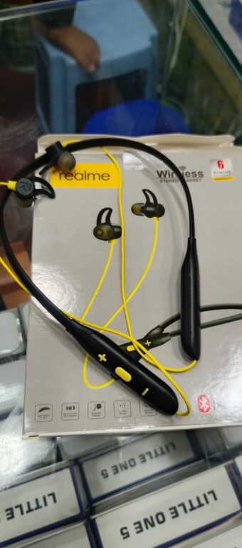 Realme Wireless Stereo Neckband Headset – Bluetooth 5.0 | Deep Bass, Long Battery, Sweatproof Earphones (Copy) - Image 2