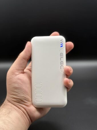 ELEC 10,000mAh Fast Charging Power Bank – White | Dual Type-A & Type-C Output | With Box - Image 6