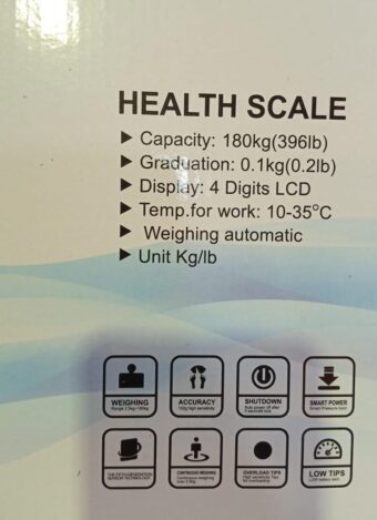 180kg Digital Body Weight Scale – Precision Electronic Weighing Machine Random Color (Cell Operated) - Image 7