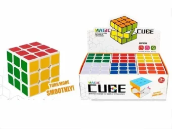 Colorful 3D Magic Cube Puzzle Toy for Kids – Brain-Boosting Educational Plastic Learning Toy for Early STEM Development, Hand-Eye Coordination & Problem-Solving – Durable and Safe for Ages 3+ - Pack of 01 - Image 4
