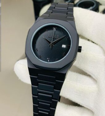 Full BLACK AURA Quartz Watch – Lightweight Design, , Premium Quality & Finish - Best Quality Analog Watch For Boys - Watch For Men | Full Black Color Watch - Without Box - Image 3
