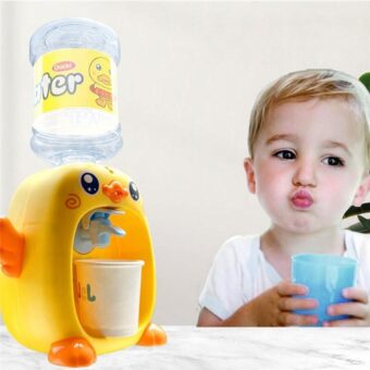 Mini Cute Simulation Duck Water Dispenser Set Toy – Educational Playhouse Drinking Fountain Toy for Kids | Pretend Play Furniture Gift - Random Color - Image 12