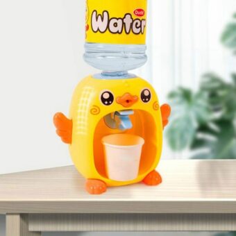 Mini Cute Simulation Duck Water Dispenser Set Toy – Educational Playhouse Drinking Fountain Toy for Kids | Pretend Play Furniture Gift - Random Color - Image 8