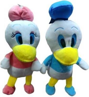 Simplifiers Cute Little Donald Duck and Daisy Duck Plush Toy - 30cm - Random Color