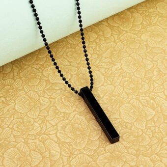 vertical bar Necklace Locket Chain for boys girls neck chain for men with locket Men`s Jeweler Pendant for men Stylish design - Image 10