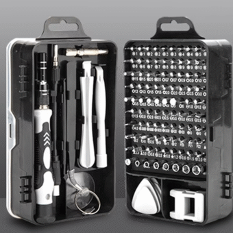 115-in-1 Precision Magnetic Screwdriver Set – Stainless Steel Flat Head Repair Tool Kit for Phones, Computers, Laptops, Watches, Eyeglasses, and Other Electronics - Tool Kit - Image 7