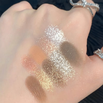 Biya Makeup High Pigmented Eyeshadow Palette Makeup Cosmetics 15 Colors Powder Glitter Eyeshadow Palette - Image 10