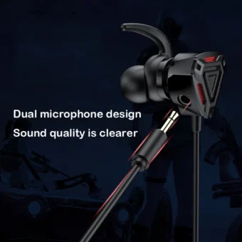 Ouve (3.5mm)  Gaming Headset For Pubg Ps5 Csgo Games Wired Earphone Microphone Volume Control In-Ear Headphone For Pc Gamer - Image 5