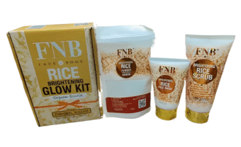 FNB Rice [3 in 1] Whitening Brightening Glow Kit | Home Facial For Best Skin for Girls and Women - Image 2