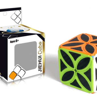 Jiehui Carbon Cube – Sleek Carbon Fiber Design Puzzle Cube for Speedcubers and Collectors
