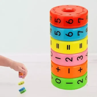 Pieces Magnetic Montessori Kids Preschool Educational Plastic For Children Math Numbers DIY Assembling Boys Girls - Alphabetic Magnetic Calculator - Mathematic Toy - Image 7