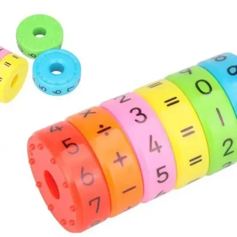 Pieces Magnetic Montessori Kids Preschool Educational Plastic For Children Math Numbers DIY Assembling Boys Girls - Alphabetic Magnetic Calculator - Mathematic Toy - Image 6