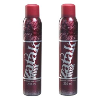 01 Piece - ZATAK MUSK DEODORANT SPRAY 200ML - Zatak Spicy Deodorant Spray Perfume Deodorant Spray - Random Color