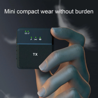 SX8 Type-C Single Lavalier Wireless Microphone for Interview and Vlog | Type-c Single Professional Lavalier Wireless Microphone - Image 9