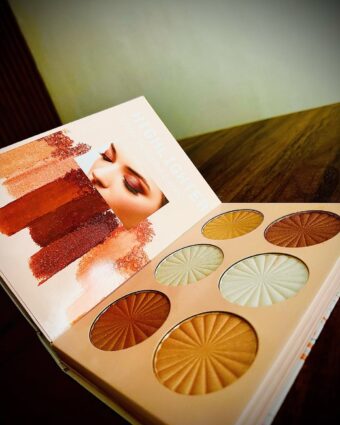 Mocallure 4 in 1 Original Professional Makeup Book Palette – All-in-One Eyeshadow, Eyebrow Powder, Concealer, Blusher & Highlighter Kit - Image 3