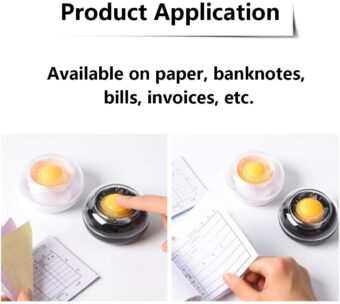 Sponge Damper Ball | Finger Wet Device | Desktop Finger Moistener (Roller Ball) Desk organizer (random color) - Image 5