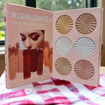 Mocallure 4 in 1 Original Professional Makeup Book Palette – All-in-One Eyeshadow, Eyebrow Powder, Concealer, Blusher & Highlighter Kit