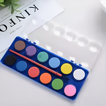 Pack of 16 Watercolors – Vibrant Multi-Color Paint Set for Kids & Artists
