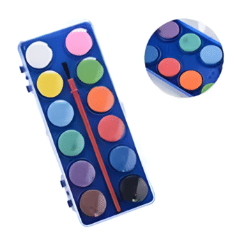 Pack of 16 Watercolors – Vibrant Multi-Color Paint Set for Kids & Artists - Image 3