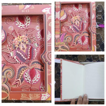 Beautiful Design Diary with Lock – Secure & Stylish Journal  – Elegant & Stylish Journal | fancy look dairy (60 Pages)